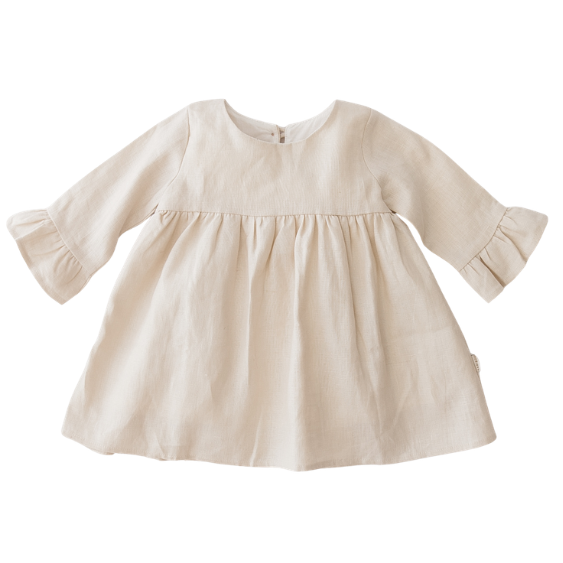 Indi Linen Dress - Natural