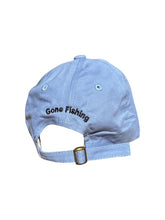 Load image into Gallery viewer, Gone Fishing! Child's baseball cap - white