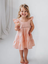 Load image into Gallery viewer, Harmony Linen Dress - Strawberry Shortcake