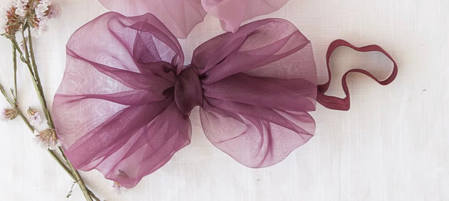 Organza Bow Headband