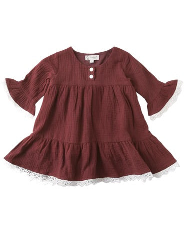 Stella Muslin & Lace Dress
