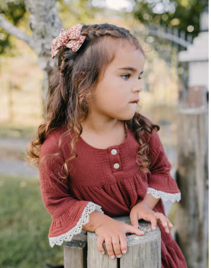 Stella Muslin & Lace Dress