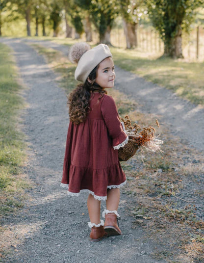 Stella Muslin & Lace Dress
