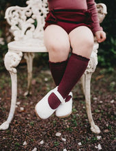 Load image into Gallery viewer, Ribbed Knee-High Socks
