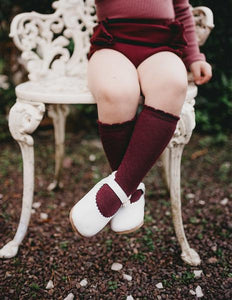 Ribbed Knee-High Socks