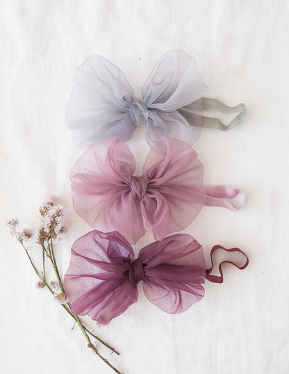 Organza Bow Headband